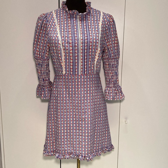 Laura Ashley Dresses & Skirts - Laura Ashley + Urban Outfitters Maisy mock neck dress floral M